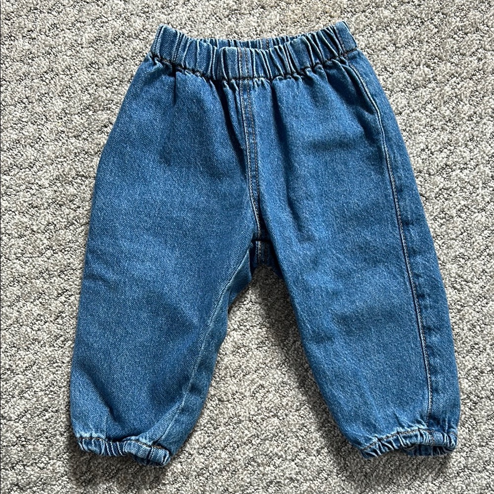 Kids balloon jeans Zara. Worn once 9-12 months